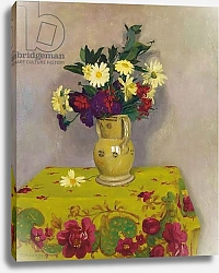 Постер Валлоттон Феликс Yellow daisies and various flowers, 1911