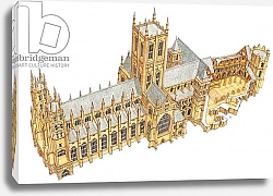 Постер Азнар Ценамор Фернандо Canterbury Cathedral. Great Britain