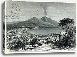 Постер Школа: Английская 19в. General View of Naples
