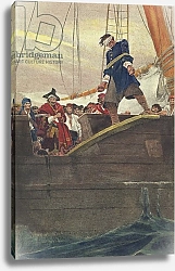 Постер Пайл Ховард (последователи) Walking the Plank, engraved by Anderson