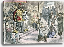 Постер Лич Джон Queen Philippa interceding with Edward III for the Six Burgesses of Calais