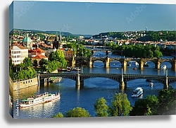 Постер Чехия, Прага. Мосты