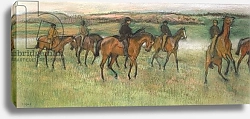 Постер Дега Эдгар (Edgar Degas) Racehorses