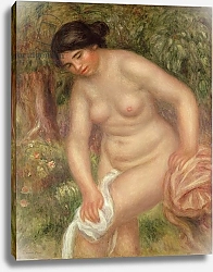 Постер Ренуар Пьер (Pierre-Auguste Renoir) Bather drying herself, 1895