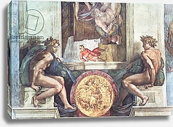 Постер Микеланджело (Michelangelo Buonarroti) Sistine Chapel Ceiling: Ignudi