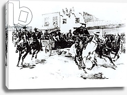 Постер Американский фотограф Garret brings in Billy the Kid, 1880