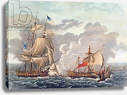 Постер Гарнерей Луис The Taking of the English Vessel 'The Java' by the American Frigate, 'The Constitution', 1812