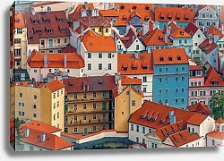 Постер Чехия, Прага. Вид с птичьего полета #10