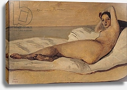 Постер Коро Жан (Jean-Baptiste Corot) The Roman Odalisque 1843