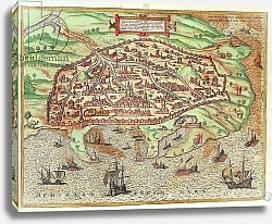 Постер Хогенберг Франц (карты) Map of Alexandria from 'Civitates Orbis Terrarum Coloniae Agrippinae', 1572