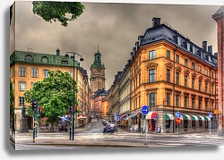 Постер Швеция, Стокгольм. Городской центр