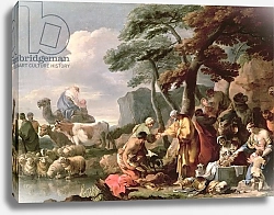 Постер Бурдон Себастьян Jacob burying the strange gods under the oak by Shechem