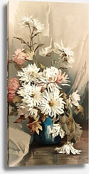 Постер Ноуэлл Энни Chrysanthemums No. 5