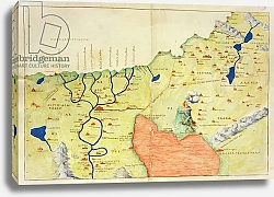 Постер Агнес Батиста (карты) The Middle East, from an Atlas of the World in 33 Maps, Venice, 1st September 1553