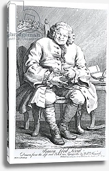 Постер Хогарт Уильям Portrait of Simon Fraser, Lord Lovat 25 August 1746