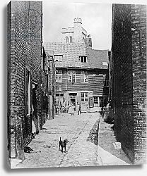 Постер Неизвестен Street scene in Victorian London