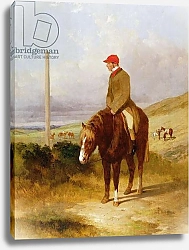 Постер Холл Гарри Nat Flatman on his Pony Before the Start of the 1844 Chesterfield Stakes, 1844