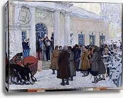 Постер Кустодиев Борис The Emancipation of Russian Serfs in 1861, 1908-09