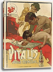 Постер Хохенштейн Адольфо Advertising poster for the mineral water 'Vitalis', 1895