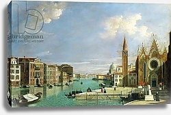 Постер Джеймс Уильям View of Grand Canal, Venice from the Church of Santa Maria della Carita to the Bacino