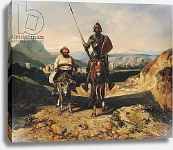Постер Декампс Александр Don Quixote and Sancho