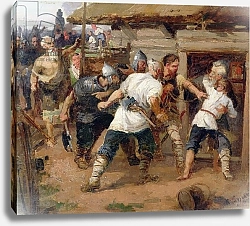 Постер Суриков Василий The Pagans killed the first Christians of Kievan Rus, 1884