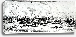 Постер Калло Жак The Battle, plate 3 from 'The Miseries and Misfortunes of War', engraved by Israel Henriet 1633