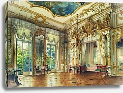 Постер Премацци Луиджи Bedroom of Tsar Alexander I in the Alexander Palace, Tsarskoye Selo, 1855