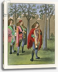 Постер Шоу Анри (акв) Minstrels, c 1480