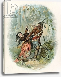 Постер Школа: Северная Америка (19 в) Illustration for Last of the Mohicans