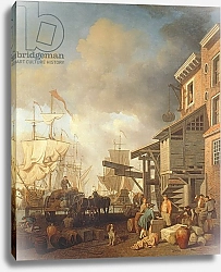 Постер Скотт Самуэль A Thames Wharf, c.1750's