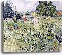 Постер Ван Гог Винсент (Vincent Van Gogh) Mademoiselle Gachet in her garden at Auvers-sur-Oise, 1890