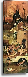 Постер Босх Иероним The Haywain: right wing of the triptych depicting Hell, c.1500 2