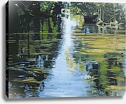 Постер Берн Алан (совр) Shimmering River, 2003