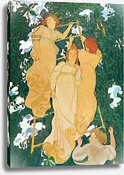 Постер Дени Морис The Ladder in the Foliage, 1892