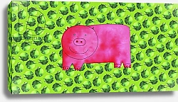 Постер Николс Жюли (совр) Pig with Green Apples, 2003