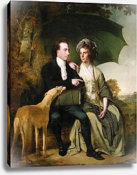 Постер Райт Джозеф The Rev. and Mrs Thomas Gisborne, of Yoxhall Lodge, Leicestershire, 1786