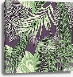 Постер Тропические листья 3