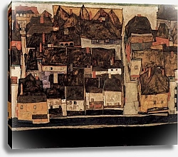 Постер Шиле Эгон (Egon Schiele) Крумау, или Городок IV