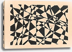 Постер Рейсс Уинольд [Design for unidentified floor, black Belgian marble and royal grey.] [Drawing with abstract pattern