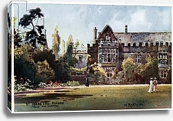 Постер Мэттисон Вильям St John's College, from the garden