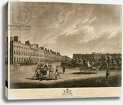 Постер Школа: Английская 18в. View of the north side of Grosvenor Square, 1789