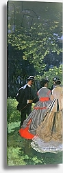 Постер Моне Клод (Claude Monet) Dejeuner sur L'Herbe, Chailly, 1865 1