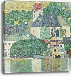 Постер Климт Густав (Gustav Klimt) Церковь Санкт-Вольфганг