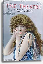 Постер Школа: Американская 20в. Sarah Bernhardt in the role of the Sorceress, a play by Sardou, cover illustartion of 'Theatre' magazine, June 1906