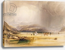 Постер Филдинг Энтони View from Snowdon from Sands of Traeth Mawe, taken at the Ford between Pont Aberglaslyn, 1834