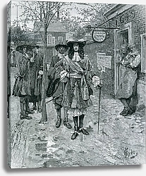 Постер Пайл Ховард (последователи) Governor Andros and the Boston People, engraved by A. Whitney, from Harper's Magazine, 1883