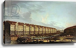 Постер Школа: Русская 18в. View of the Twelve Colleges in St. Petersburg