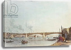 Постер Школа: Английская 18в. Southwark Bridge, West Front, from Bankside, looking towards London Bridge