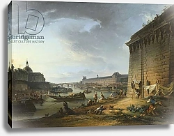 Постер Мартин Элиас View of Paris from the Embankment beneath the Pont Neuf, 1766-68